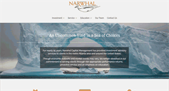 Desktop Screenshot of narwhalcapital.com